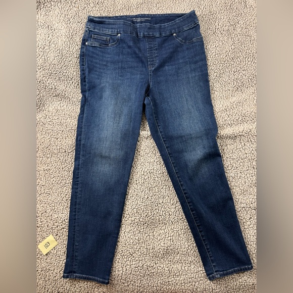 Chico's Denim - Chico's Dark Blue Skinny Jeggings Jeans size US 10/Chico’s 1.5